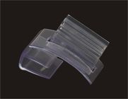 Durable nhựa ép đùn liệu Strip Label Holders Rõ ràng bán lẻ Đăng Transparent PVC
