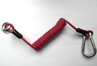 5,0 mm Red Stopdrop cụ dây buộc cáp Với Khóa rỉ Hooks