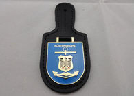 Thời trang Customized HUSTENWACHE PU Leather Pocket Badge cho khuyến mãi quà tặng