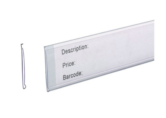 Tuỳ chỉnh PVC Màu nhựa siêu giá thị trường, Clear nhựa Nhãn Holder, Kênh Strip Label Holders 31.242