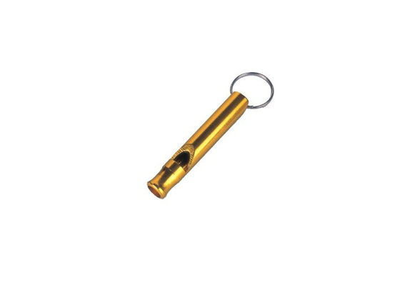 khẩn cấp vàng Whistle Khuyến Keychains cho đi bộ đường dài và vui vẻ