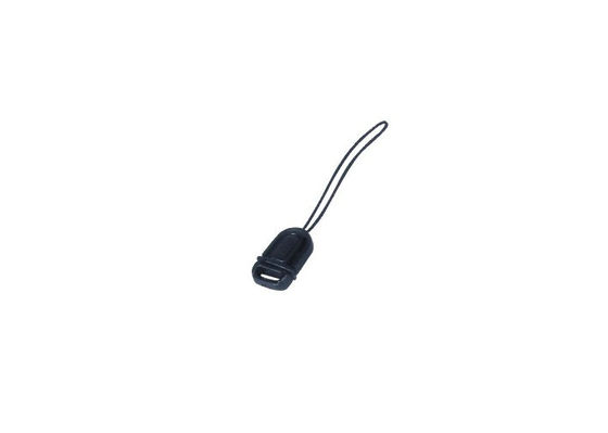 Điện thoại di động Đen nhựa dây đeo cho Tệp đính kèm dây buộc / phụ kiện T-131