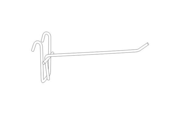 dây thép bền gridwall kim loại Peg bán lẻ Hiển thị Hooks cho mua sắm và supermarket31121,31122,31123,311243112531126