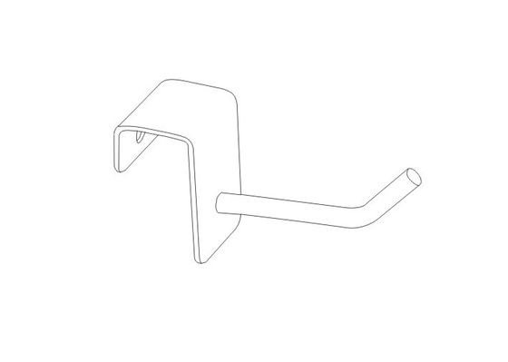Kim loại Peg thép dây stalwall cửa hàng mũ, khăn quàng treo bán lẻ hiển thị Hooks31161,31162,31163,31164,31165,31166
