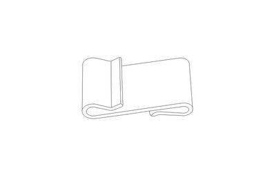 dây lưới hoặc thanh điện trắng PP kẹp cánh điện, bán lẻ Hiển thị Hooks 31100,31101