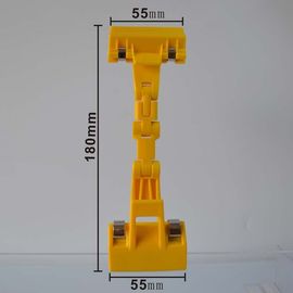 Vàng Siêu thị nhựa quảng cáo Giá Tag Chủ Clip, ABS đúp Sides