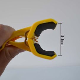 Vàng Siêu thị nhựa quảng cáo Giá Tag Chủ Clip, ABS đúp Sides