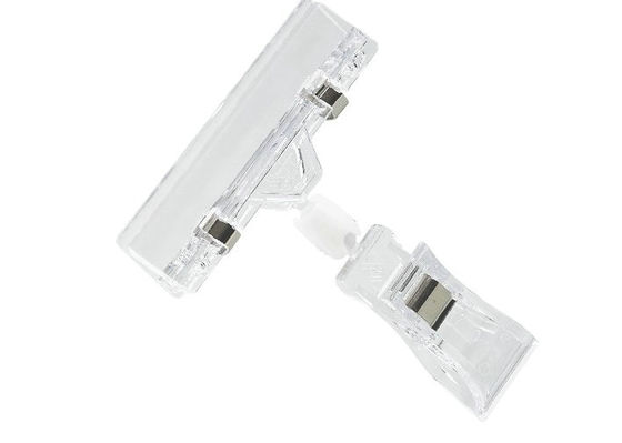 Pop Polycarbonate Clip siêu thị bán lẻ Holders Đăng với doanh xoay và mùa xuân 31.277 thép