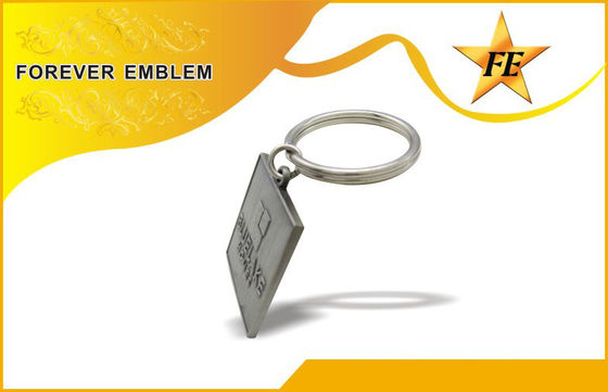 Men sắt / kẽm hợp kim Quảng trường quảng Keychains Đối với Kỷ niệm Quà tặng