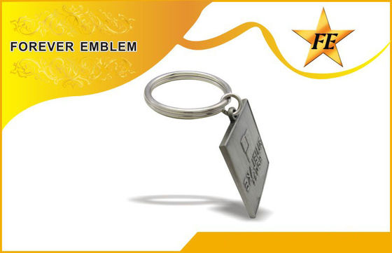 Men sắt / kẽm hợp kim Quảng trường quảng Keychains Đối với Kỷ niệm Quà tặng