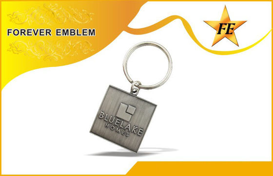Men sắt / kẽm hợp kim Quảng trường quảng Keychains Đối với Kỷ niệm Quà tặng