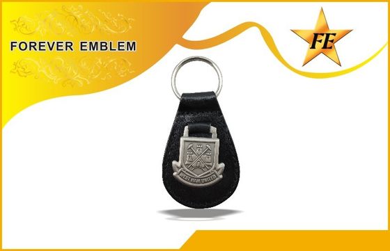 Chính hãng, PU, ​​PVC da Khuyến Keychains Với tùy kim loại Logo