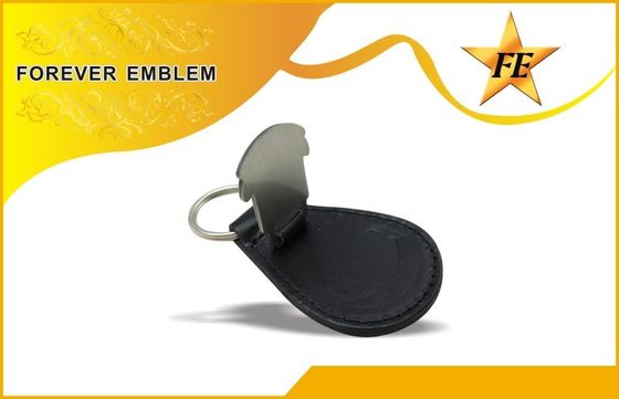 Chính hãng, PU, ​​PVC da Khuyến Keychains Với tùy kim loại Logo