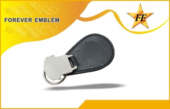 Chính hãng, PU, ​​PVC da Khuyến Keychains Với tùy kim loại Logo