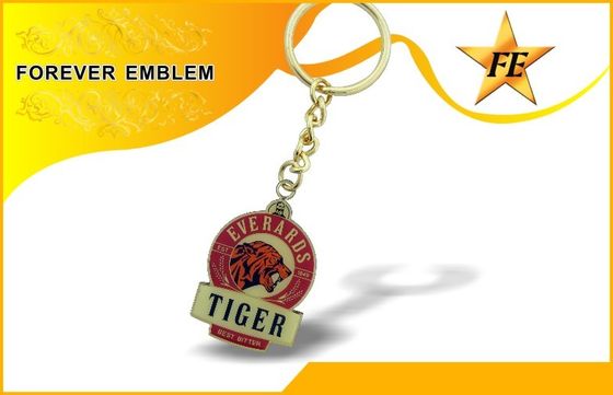 In Logo kim loại khuyến mãi Keychains Với Epoxy Đối với quà tặng Kinh doanh