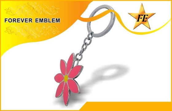 Giả cứng Khuyến Keychains Với Nickle mạ, 3D tùy chỉnh keychain