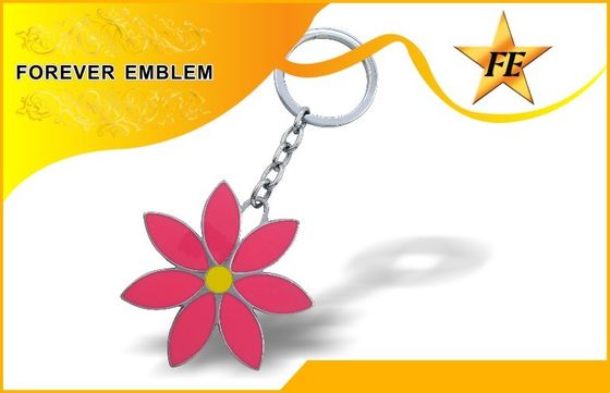 Giả cứng Khuyến Keychains Với Nickle mạ, 3D tùy chỉnh keychain