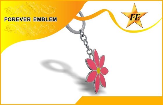 Giả cứng Khuyến Keychains Với Nickle mạ, 3D tùy chỉnh keychain
