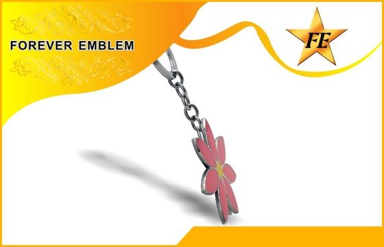Giả cứng Khuyến Keychains Với Nickle mạ, 3D tùy chỉnh keychain