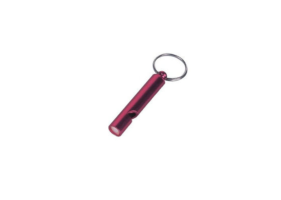 dây thép, vòng nhôm Whistle tùy khóa màu / Khuyến Keychains 30.572