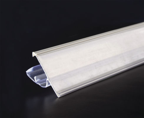 Eco-thân thiện Tuỳ chỉnh Kệ liệu nhựa Strips cho siêu thị, trắng