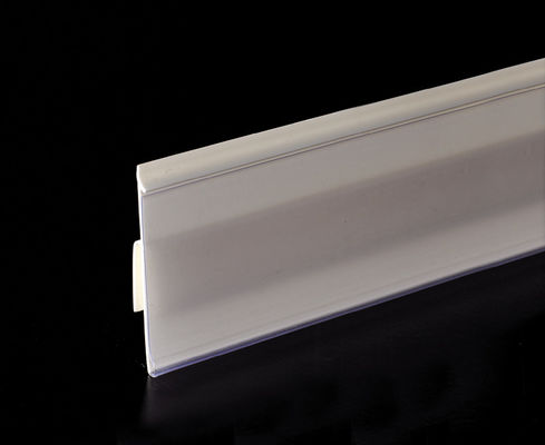 Tái chế siêu thị PVC Kệ dữ liệu Băng Giá Holders 32mm / 39mm