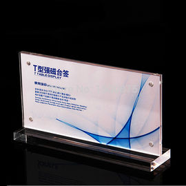 Magnetic bán lẻ rõ ràng 8,5 x 11 Acrylic Đăng Chủ Đối Display In Hotel
