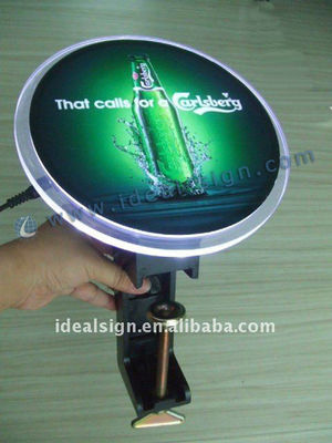 Acrylic Budweiser Bar Top Bottle Opener Với Light Up Display Tuỳ chỉnh