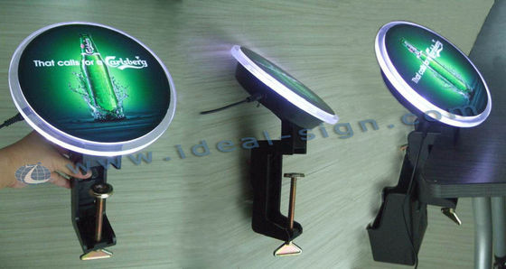 Acrylic Budweiser Bar Top Bottle Opener Với Light Up Display Tuỳ chỉnh