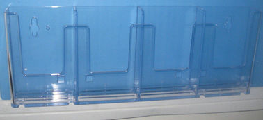 4 Pocket Acrylic Display Bệ, Wall Chủ Brochure Mounted