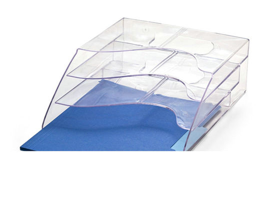 Văn Lầu Acrylic Display Gian Đối với thư quán / Thư viện Xóa màu