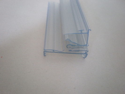 Transparent đùn nhựa định hình siêu thị / cửa hàng PVC dải dữ liệu