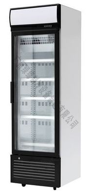 5 lớp 450L Cửa một cửa Siêu thị thương mại Trưng bày Tủ đông Thép tráng nhựa