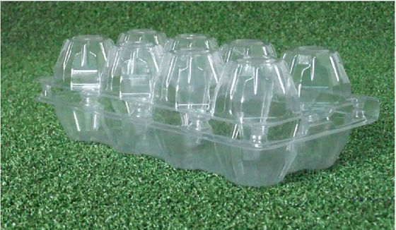 Khay đựng trứng trong suốt bằng nhựa PET không thấm nước, Bao bì hộp đựng trứng 15 khoang