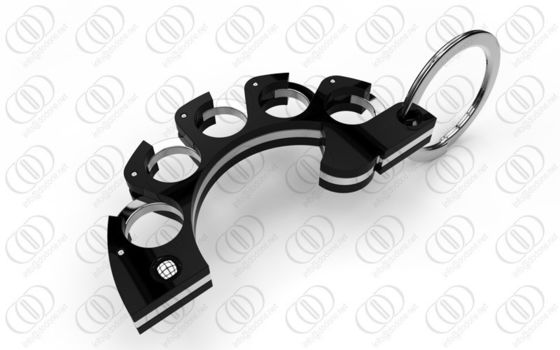 Thép không gỉ 316L Keychain Key Holder Bottle Opener