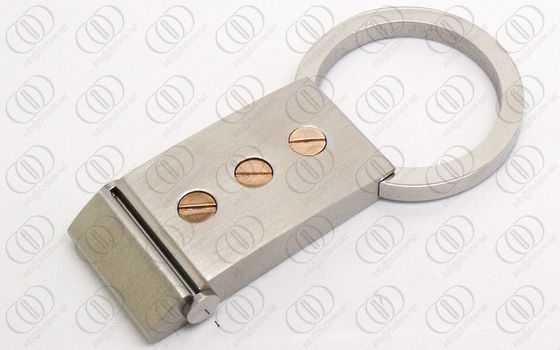 Vít Rose Gold Giọng thép không gỉ chính Chủ Keychain For Men