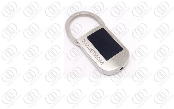 Đen Carbon Fiber Inox Keychain tại Brush Finish, Key Holder Retractable