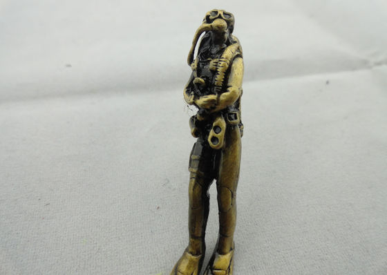 Kim loại đầy đủ đạo chính chuỗi, Pewter khuyến mại Keychain với cổ mạ vàng