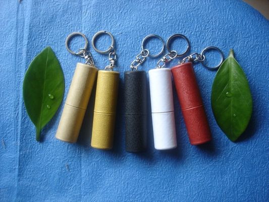 Khuyến Keychain xoay Giấy USB Flash Drive với 4GB / 8GB / 16GB