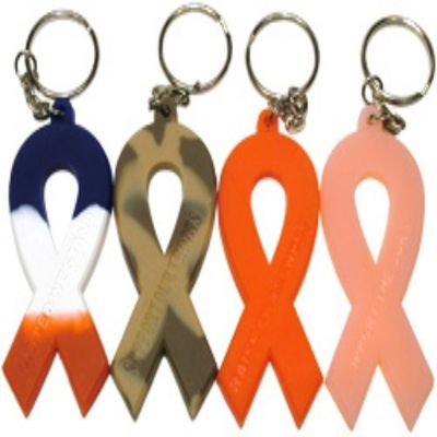 100% Silicone Mặt dây Khuyến Keychain, kim loại Phụ kiện, Pantone Màu