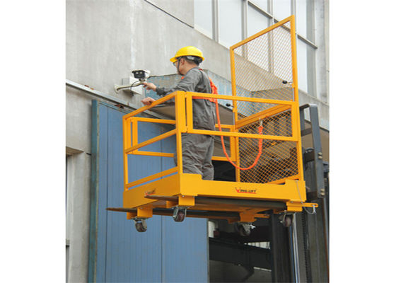 Thép Xe nâng Attachments Với 300kg tải Công suất / Forklift đàn làm việc