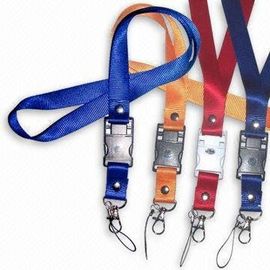 Dây buộc nhựa Polyester / bộ nhớ USB Flash với Customized Logo In ấn