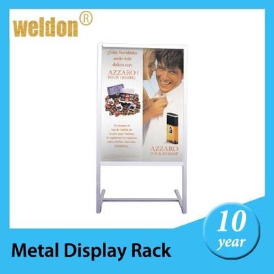 tái chế đứng sàn trưng bày tấm poster khung hiển thị bằng kim loại giá đỡ một - bảng