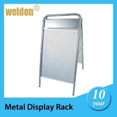 tái chế đứng sàn trưng bày tấm poster khung hiển thị bằng kim loại giá đỡ một - bảng