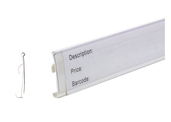Tuỳ chỉnh giá bán lẻ Hiển thị PVC rõ ràng nhựa Nhãn Chủ cho cửa hàng, siêu thị 31.239