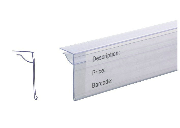 Nhãn nhựa Chủ Giá tag giữ giá thẻ kênh Channel Strip Label Holders 31.241