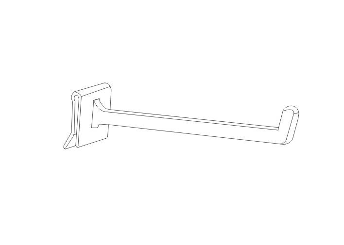 mua sắm, siêu thị và cửa hàng các sản phẩm lưới treo PP trắng bán lẻ Hiển thị Hooks 31087,31088,31089,31090