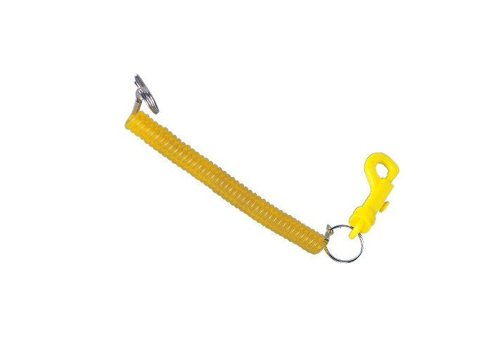 Vàng nhựa PP và PVC Móc khóa khuyến mại, chủ thẻ tín dụng với 30.583 dây xoắn ốc