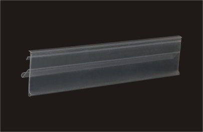 Tùy chỉnh kênh Dải nhựa Nhãn Holders / Giá Tag Kênh rõ ràng PVC 31.207