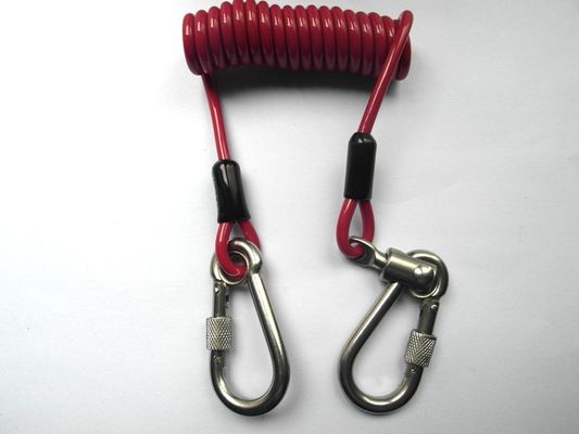 5,0 mm Red Stopdrop cụ dây buộc cáp Với Khóa rỉ Hooks